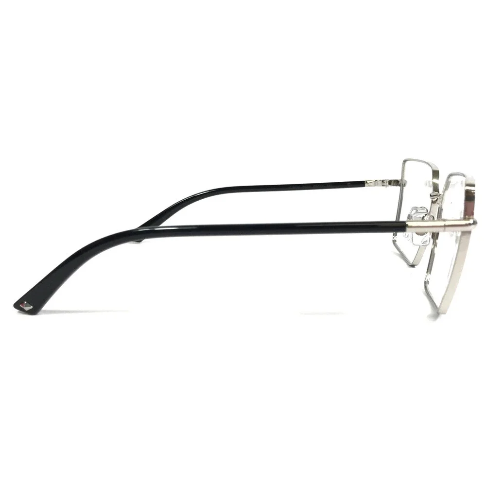 Jimmy Choo Eyeglasses Frames JC2022 3002 Black Silver Square Full Rim 53-17-140